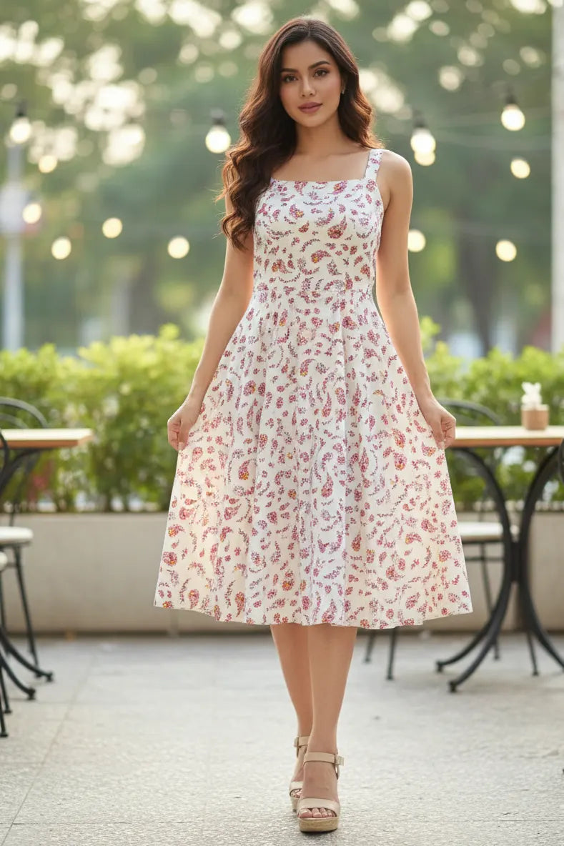 sachin and babi light blue dress Apricot Fit Flare Volume Slv Mini Dress