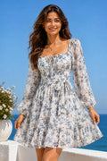 Floral Georgette Mini Dress