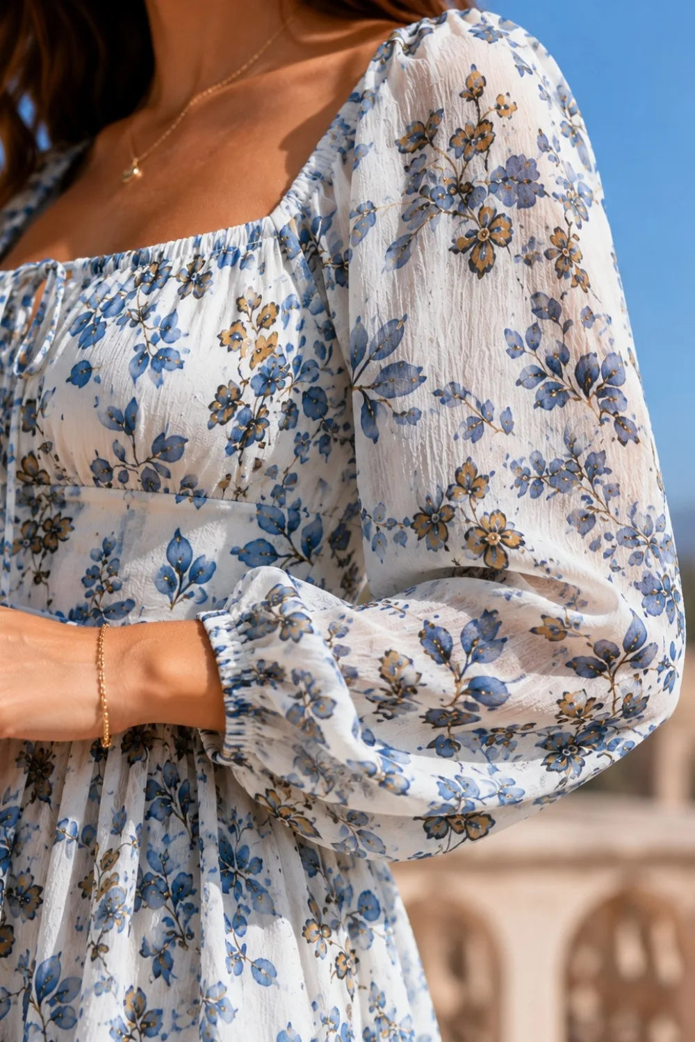 Floral Georgette Mini Dress