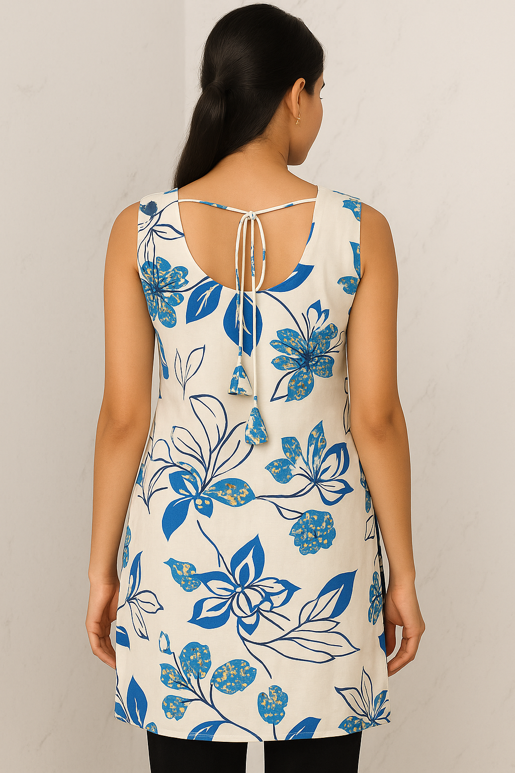 Women Floral Printed Short kurti
