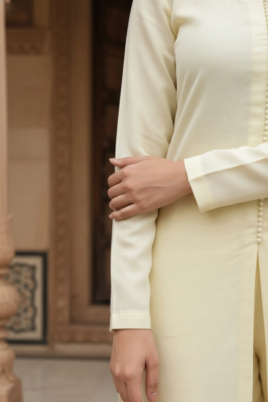 Silk Blend Kurta Palazzo