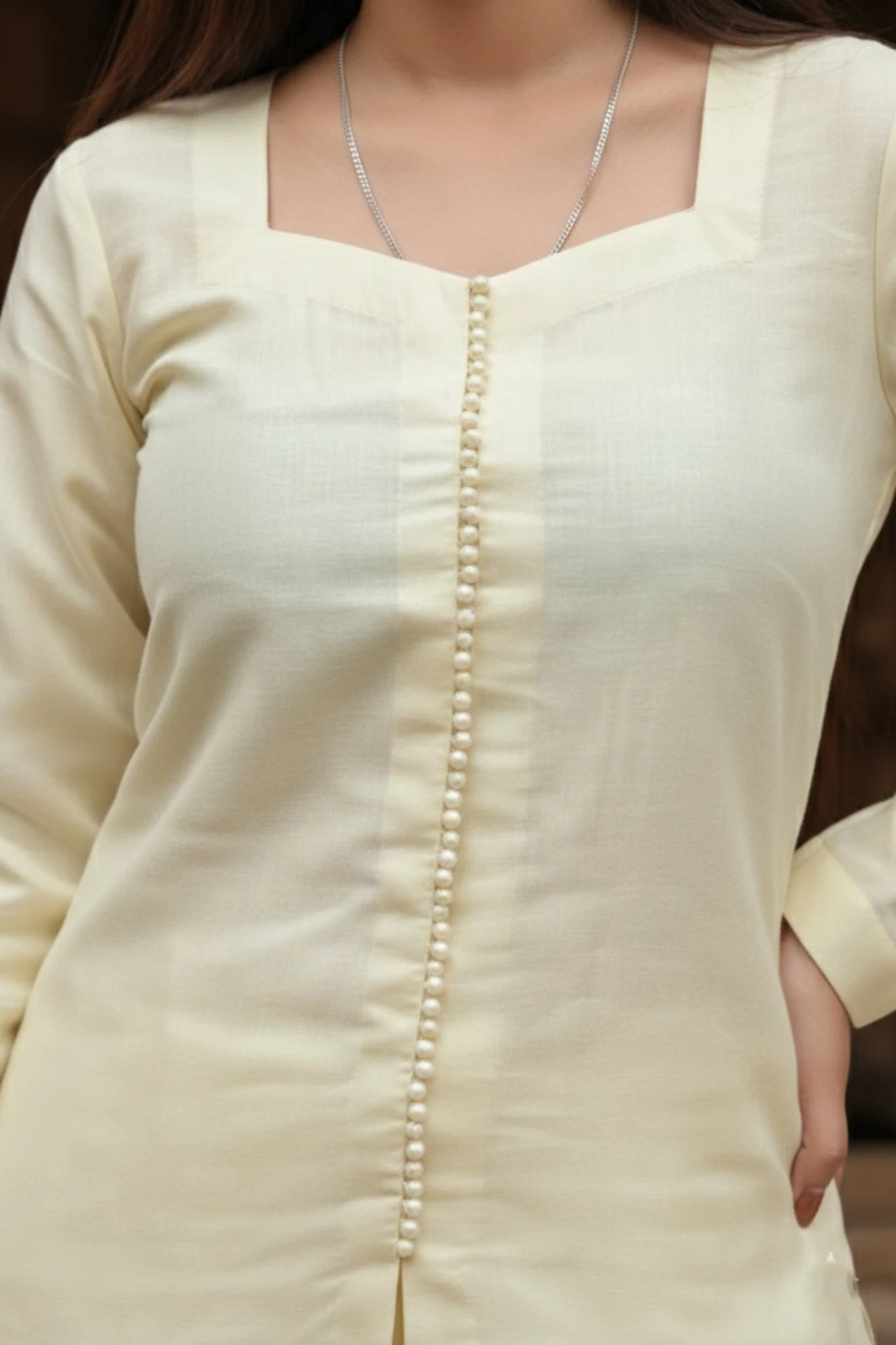 Silk Blend Kurta Palazzo