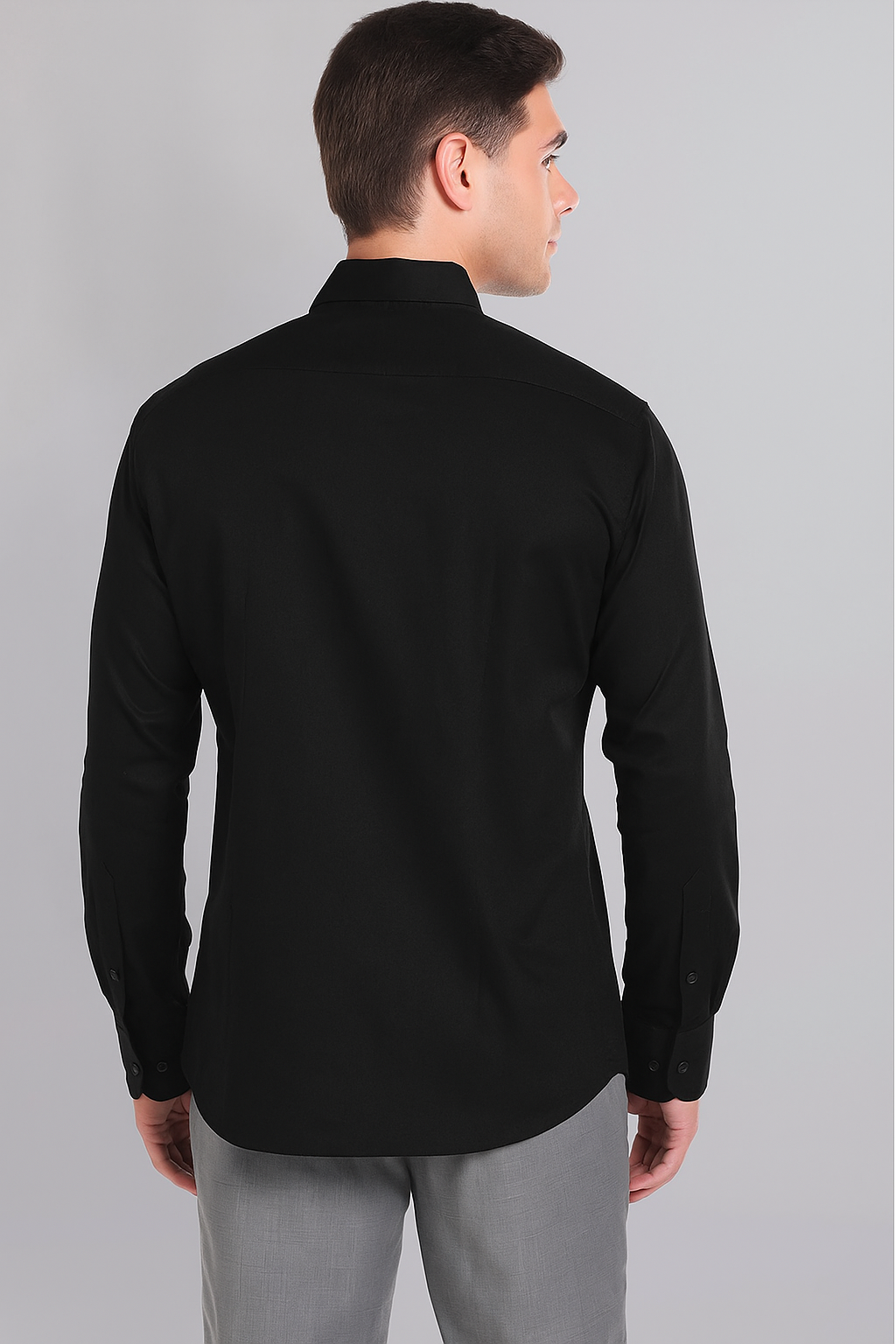 Men’s Classic Black Formal Shirt