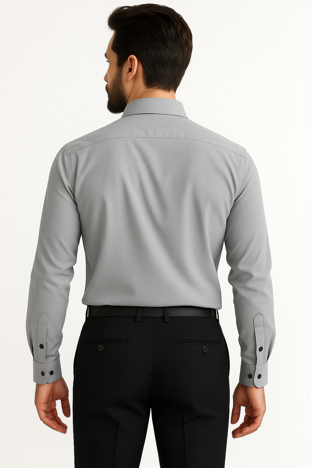 Men’s Light Grey Formal Shirt