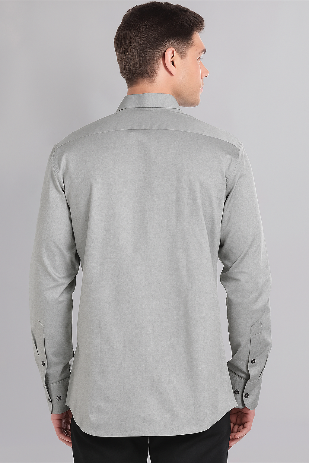 Men’s Light Grey Formal Shirt
