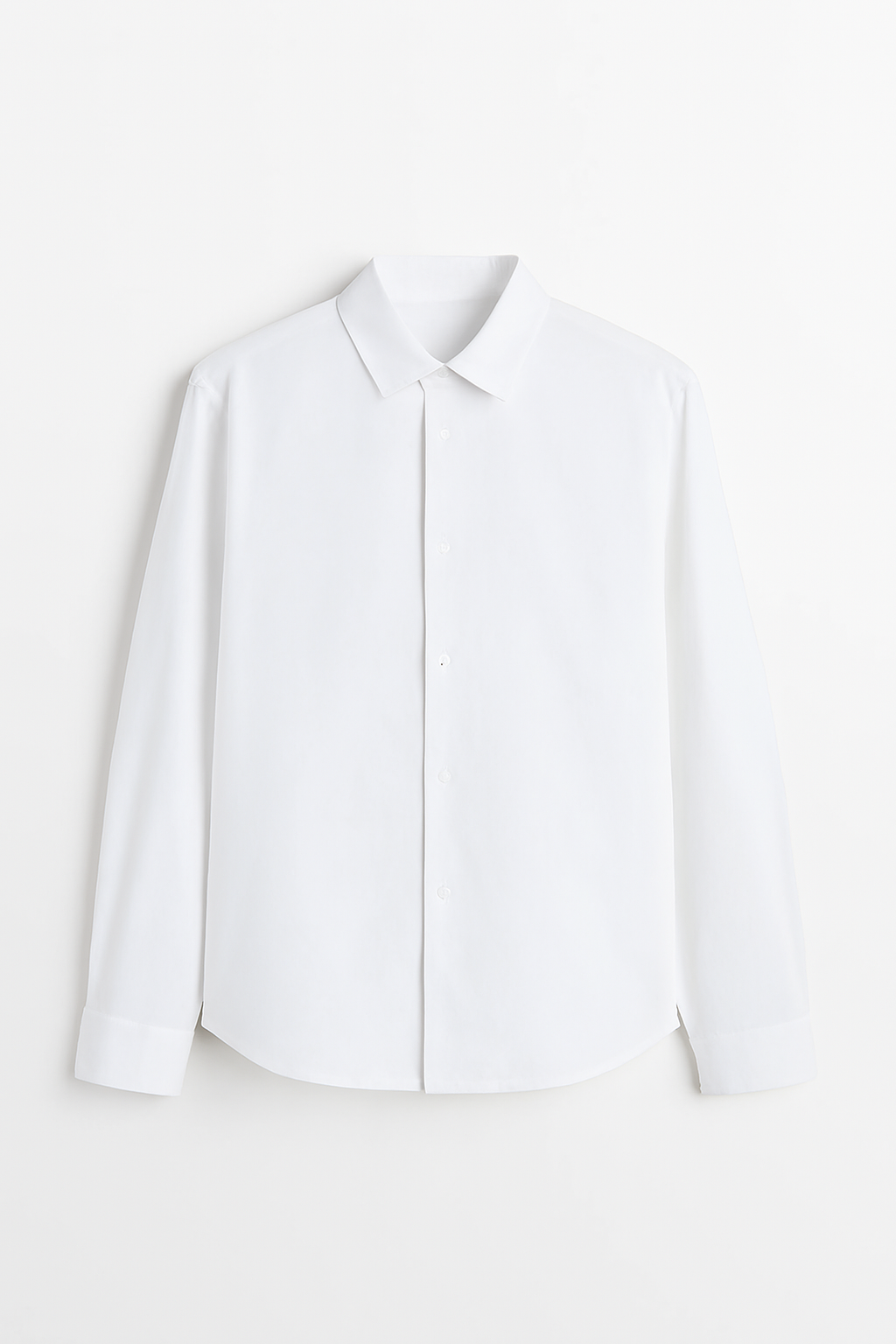 White Formal Cotton Shirt