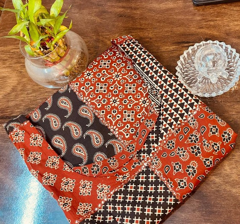 Jaipuri Patchwork Print Short Kurti