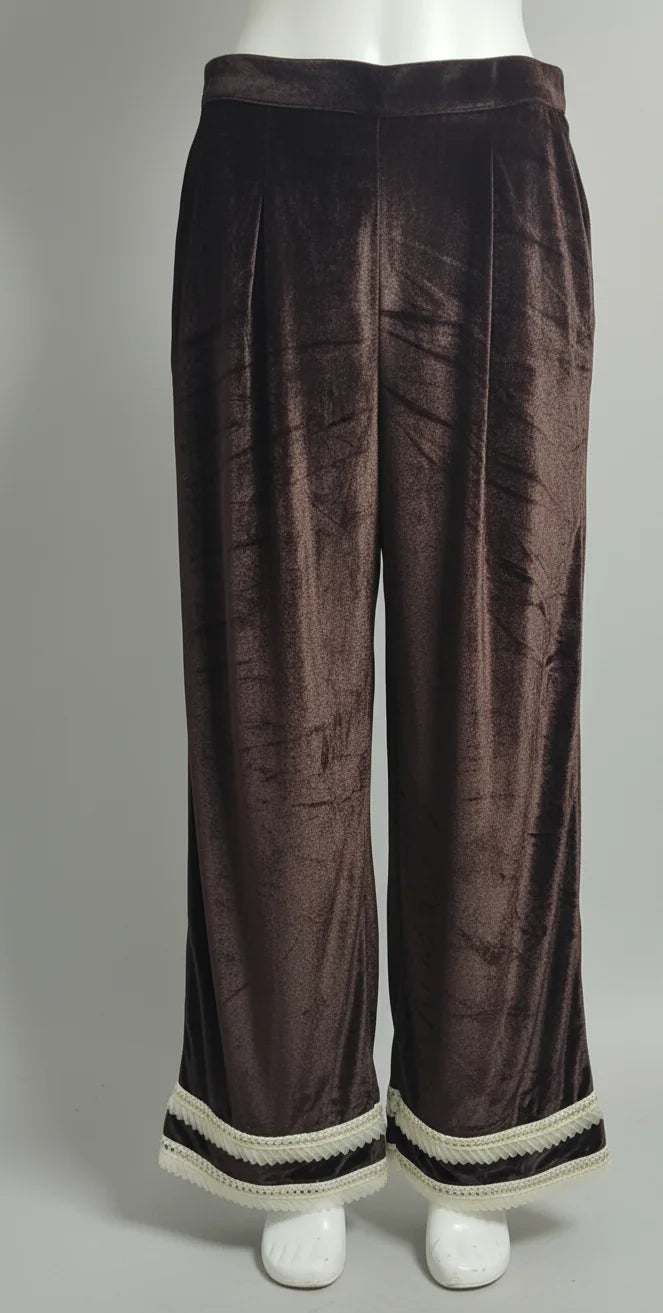 Women's Velvet Straight Kurti Co-Ord Set