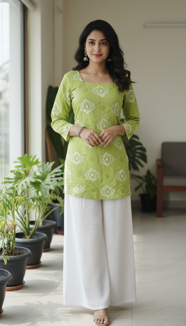 Short Kurti for Women – Casual Cotton Daily Wear Top