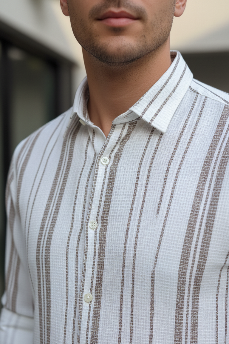 Men’s Casual Striped Shirt