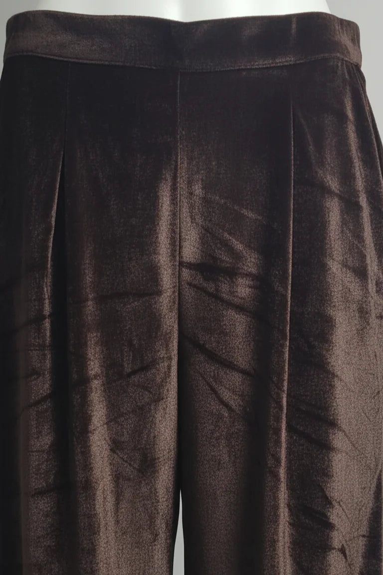 Women's Velvet Straight Kurti Co-Ord Set