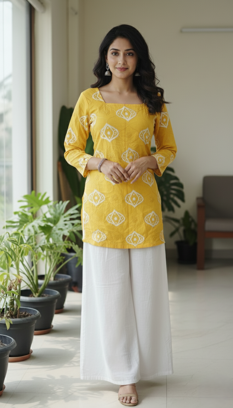 Short Kurti for Women – Casual Cotton Daily Wear Top