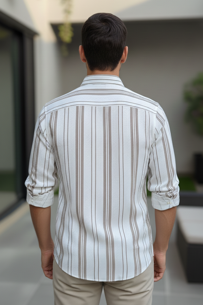Men’s Casual Striped Shirt