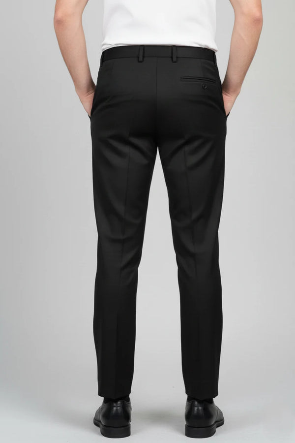 Men black formal trouser, men formal pant, stylish black cotton formal pant for office wear
