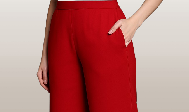 Experience the softness of this pure cotton suit set. Featuring delicate work, this Red Embroidered Cotton Suit Set for Women is both stylish and easy to wear.