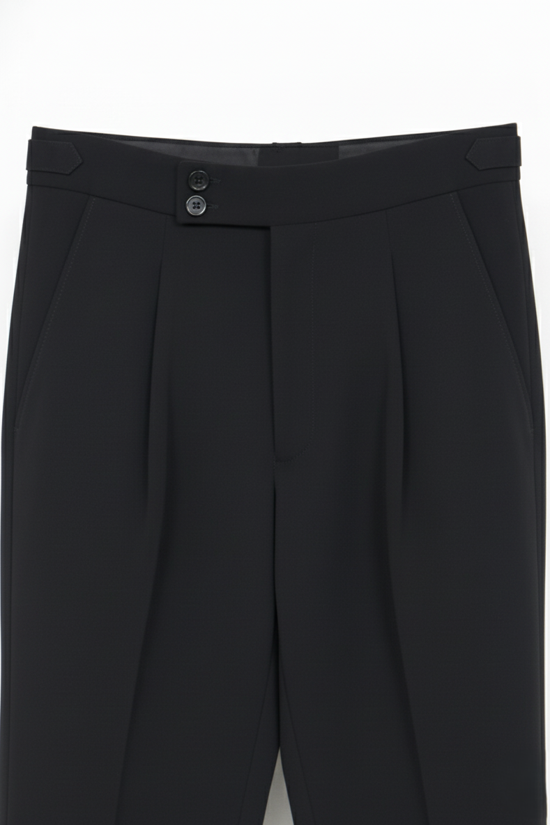 Achieve a tailored appearance with this straight fit trouser. A versatile brown trouser designed for men who value both style and a comfortable cotton feel.