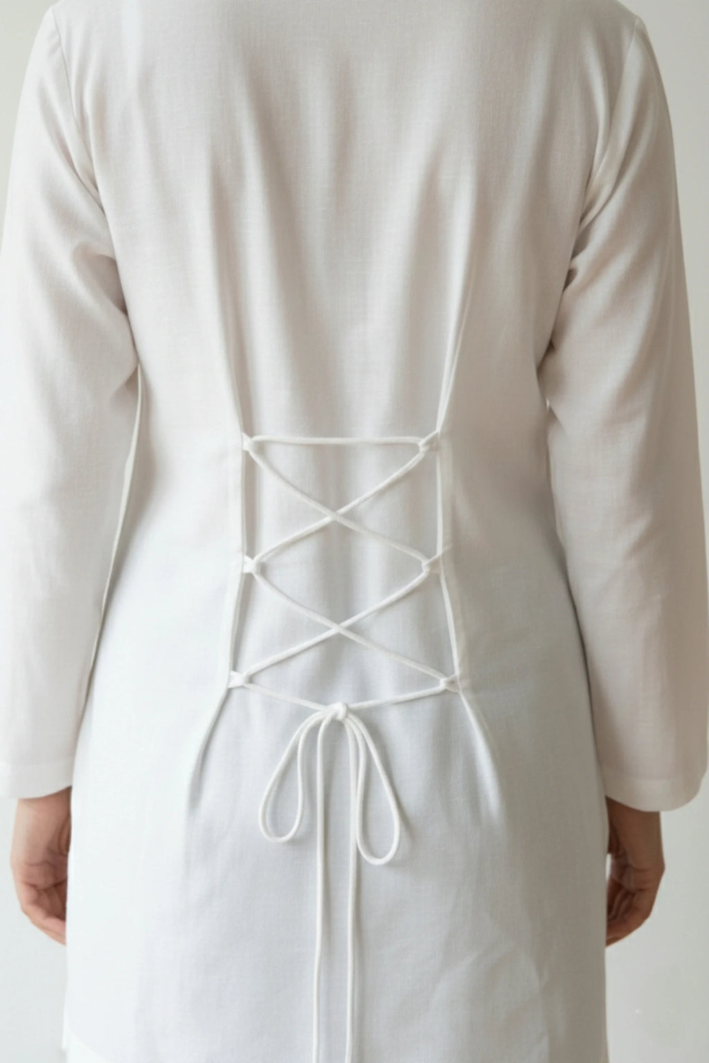 White Cotton Kurti for Women | Stylish Ladies Kurti Top Palazzo Set Ethnic Wear