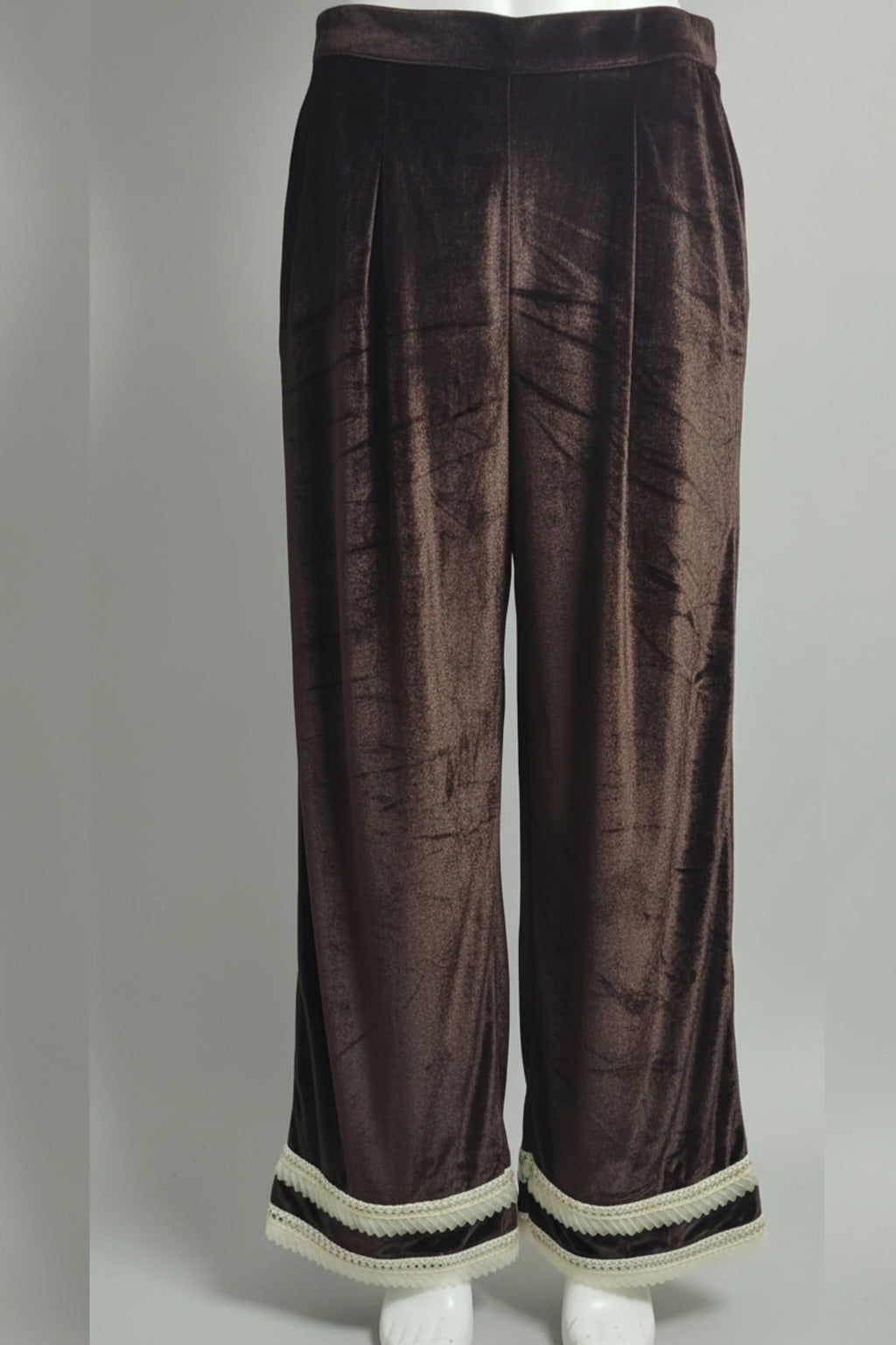 Women velvet kurta palazzo set, party wear kurta pant set for women, festive ethnic suit set