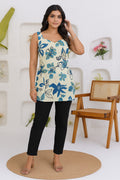 Floral Printed Short Kurti for Women