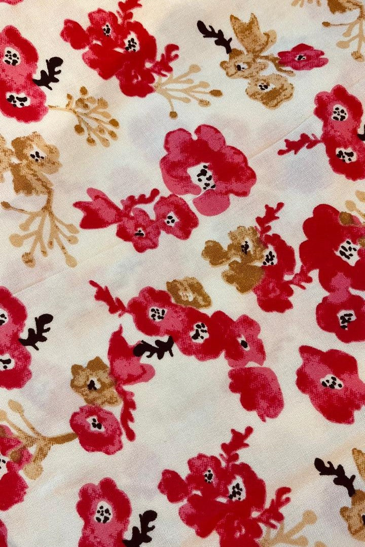 Floral Printed Cotton short Kurti