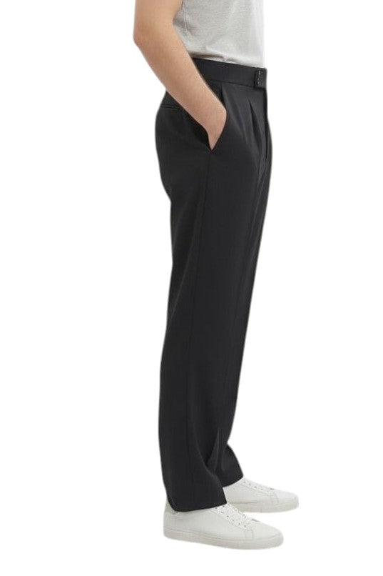 Men’s Coffee Brown Straight Fit Trousers