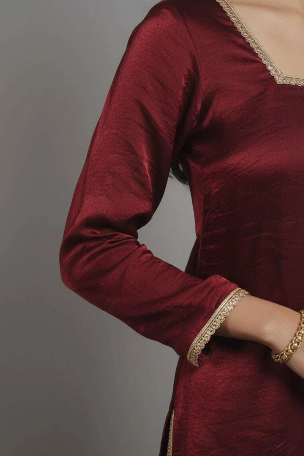 Women Fendy silk kurta palazzo set with dupatta, festive ethnic suit set, stylish traditional wear