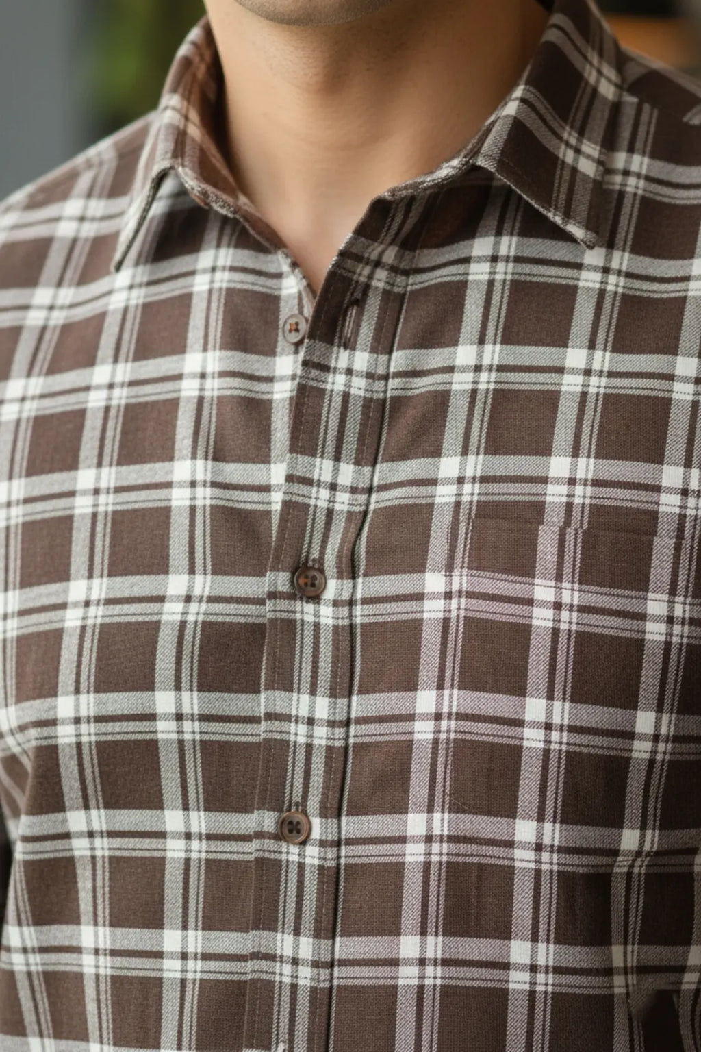 Men’s Cotton Check Shirt