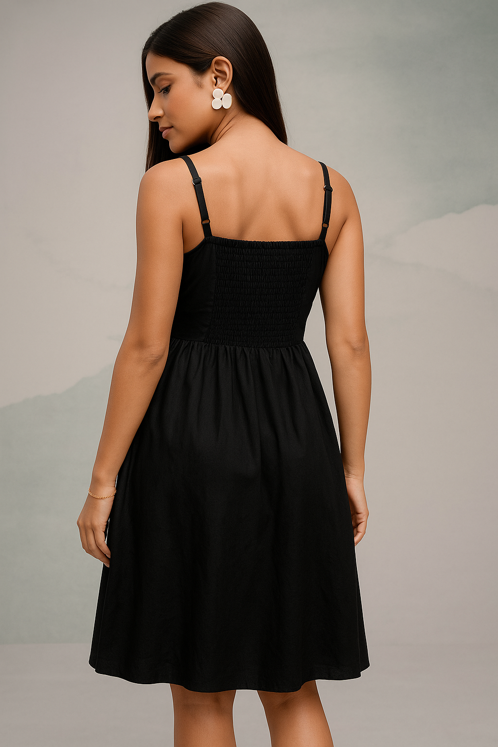 Embroidered A-Line dress