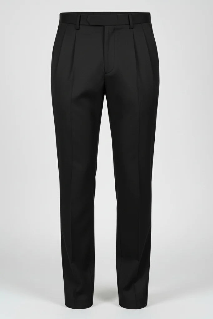 men black formal trouser - front