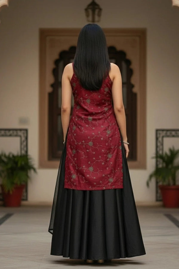 Kurta Palazzo With Dupatta Set