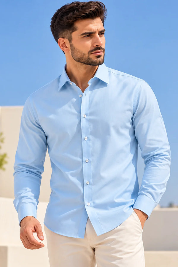 Sky Blue Formal Shirt