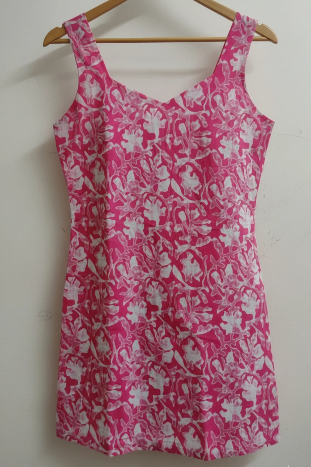 Women pink short sleeveless kurti, trendy everyday wear top