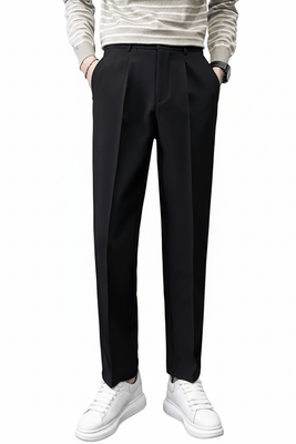 Japanese Fabric Black Straight Fit trouser